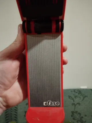 Lámpara vintage roja