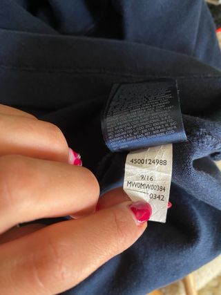 Camisa Polo Tommy Hilfiger Azul Marino Talla M