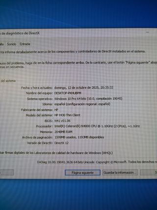 HP t430 2GB RAM 14 SSD
