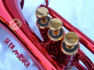 Tromba Pocket Rossa con Custodia