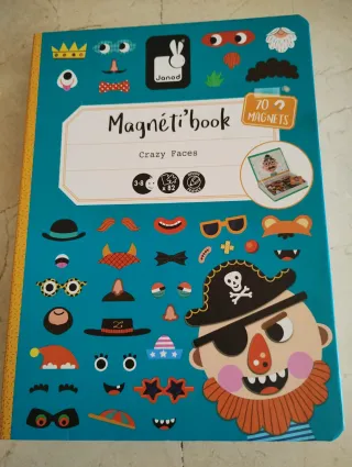 Libro magnético Janod Caras Locas