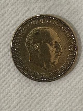 Moneda 2,5 Pesetas 1953 Estrella 54 Franco