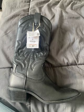 Botas de vaquero negras