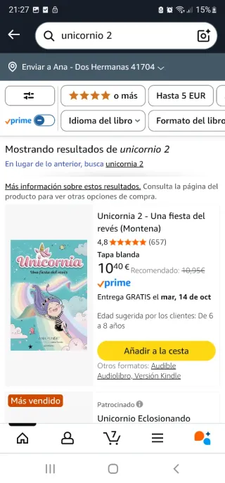 Libro Unicornia 2 y 3
