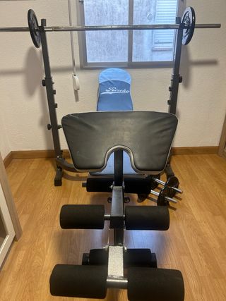 Banco de musculación para gimnasio en casa 