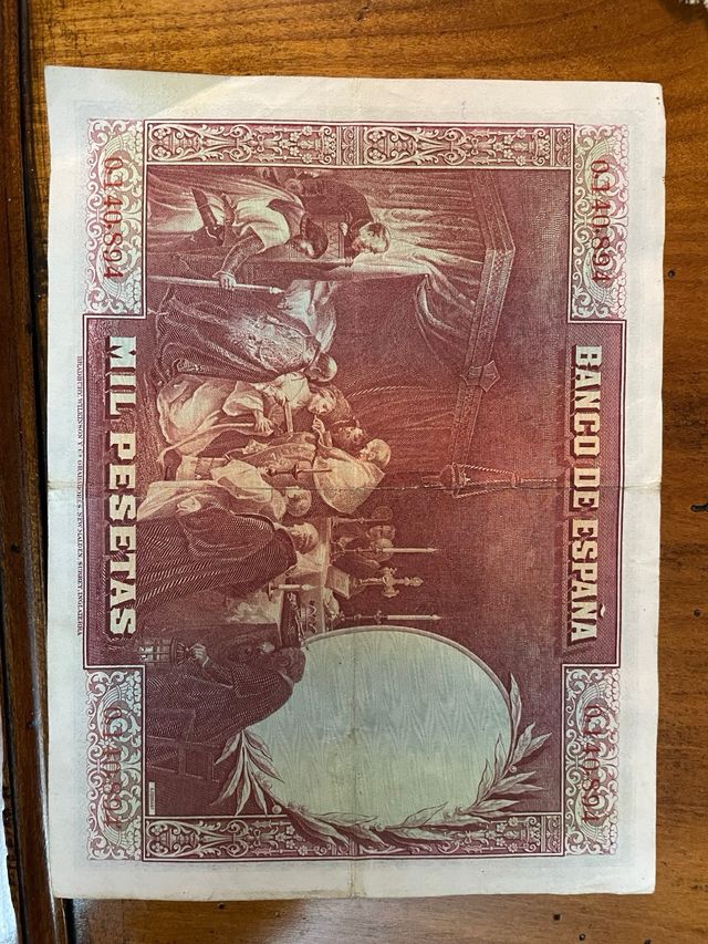 Billete 1000 pesetas Banco de España 1928