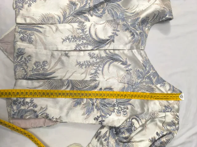 Traje Fallera Plata T 40-42 Regalo zapatos T37 -38