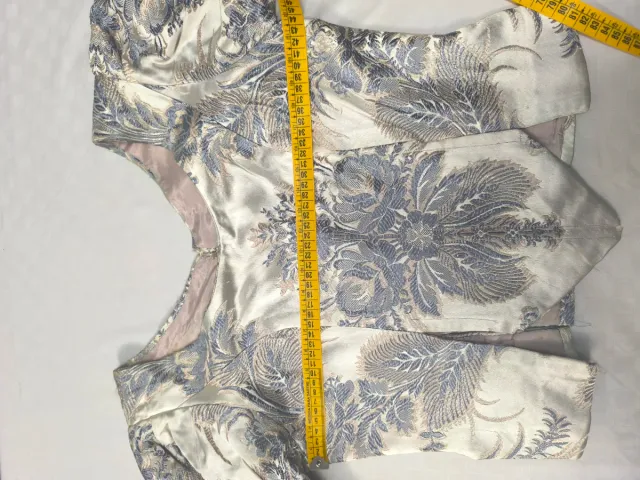 Traje Fallera Plata T 40-42 Regalo zapatos T37 -38