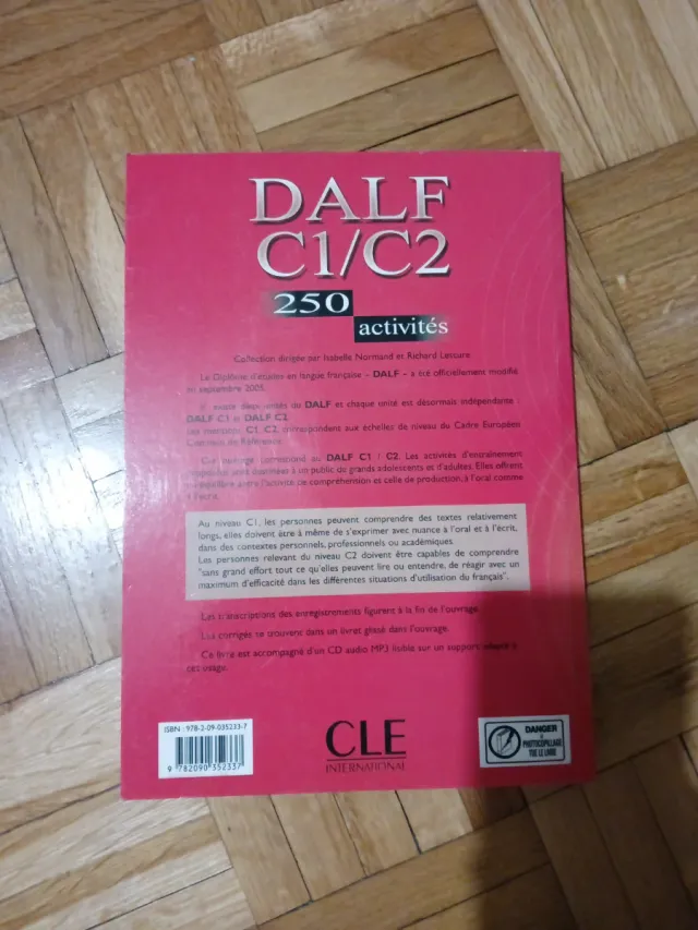 Nouveau dalf c1/c2 + cd audio mp3 - 250 activites