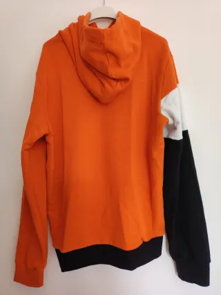 Felpa Starter Uomo XL Arancione Bianca Nera