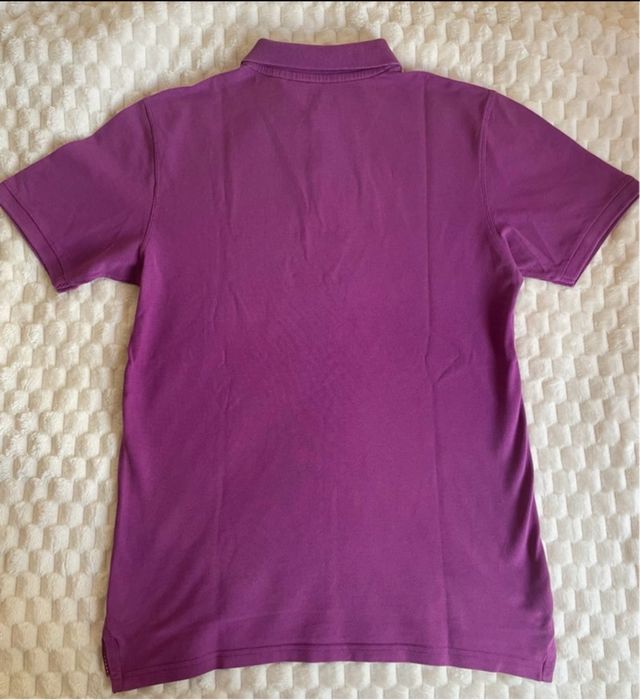 Polo morado de manga corta - Talla M