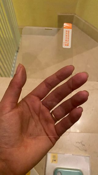 Custodia per iPhone X + pellicola protettiva