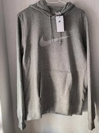 Sudadera Nike Gris Unisex