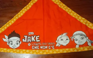 Foulard Bandana Disney Jake Pirati Isola Che Non C