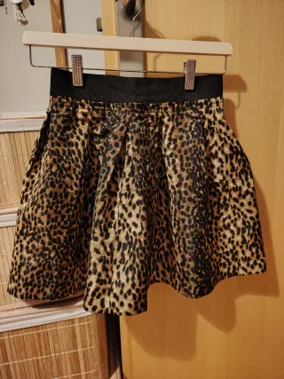 Falda animal print