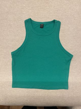 Camiseta SHEIN verde talla XS
