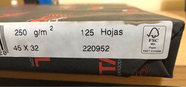 Papel Prado Digital 45x32cm 250gr