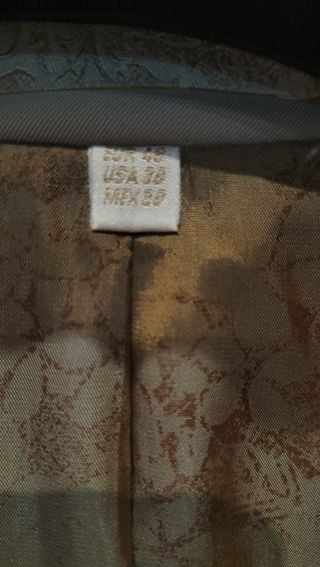 Traje de caballero beige talla 48