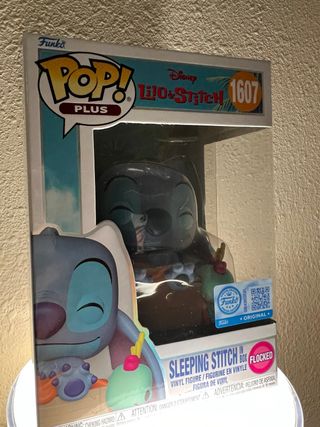 Funko Pop! Lilo & Stitch Sleeping Stitch Flocked