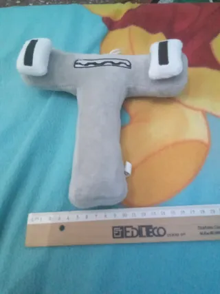 Peluche Lettera T morbido