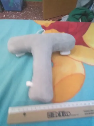 Peluche Lettera T morbido