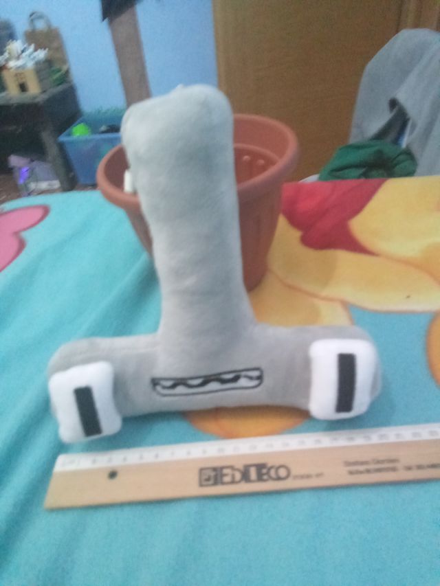Peluche Lettera T morbido