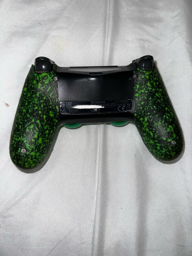 Mando PS4 personalizado verde brillante