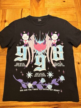 Lote 2 Camisetas M Bershka Anime Naruto