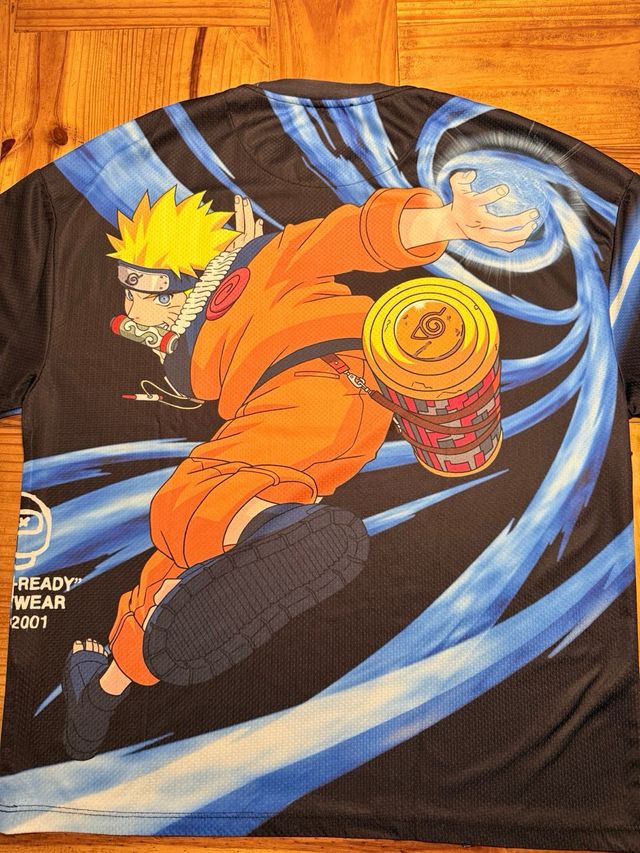 Lote 2 Camisetas M Bershka Anime Naruto