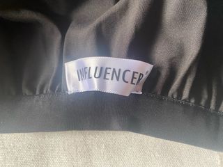 Gonna lunga pizzo nero pois bianchi