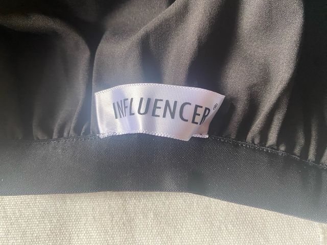 Gonna lunga pizzo nero pois bianchi