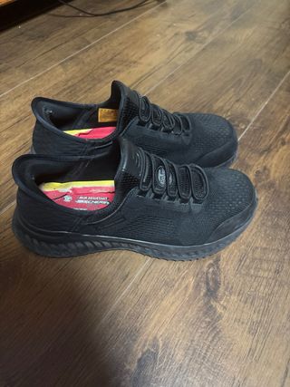 Zapatillas Skechers Seguridad Negras