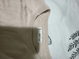 Camiseta manga corta beige