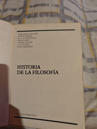 Historia de la Filosofía COU