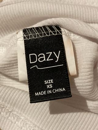 Camiseta blanca sin mangas, acanalada