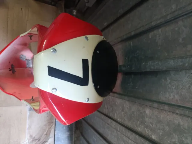 Carenado minimoto rojo y blanco