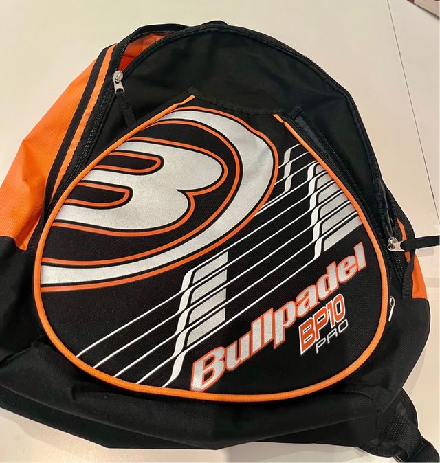 Mochila Bullpadel EP10 Pro Pádel Negra Naranja