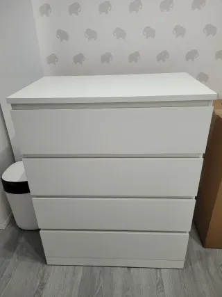 Cómoda Malm Ikea Blanca Nueva