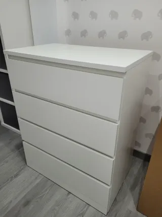 Cómoda Malm Ikea Blanca Nueva