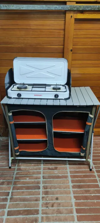 Mueble Cocina Portátil Camper + Cocinilla