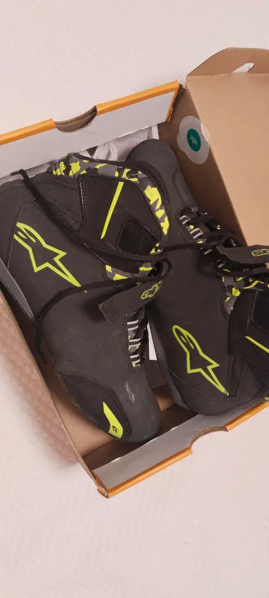 Botas Alpinestars Negras y Amarillas talla 44