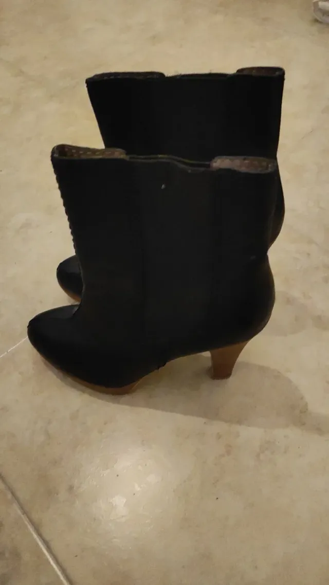 Botas tacón negras