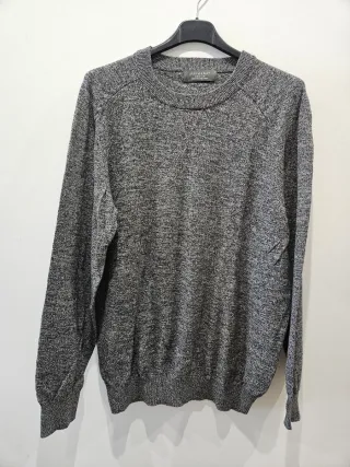 Jersey jaspeado gris Primark Talla M