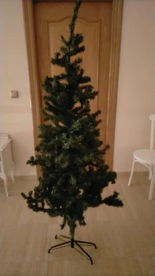 Árbol de Navidad artificial verde