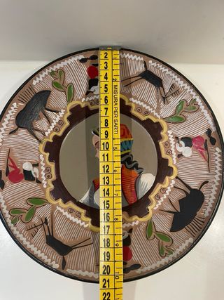 Piatto  Sardo Vintage ceramica Loi Dorgali