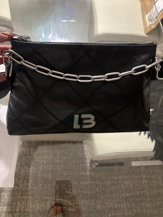 Bolso Bimba y Lola Piel Negro Usado 1 Vez