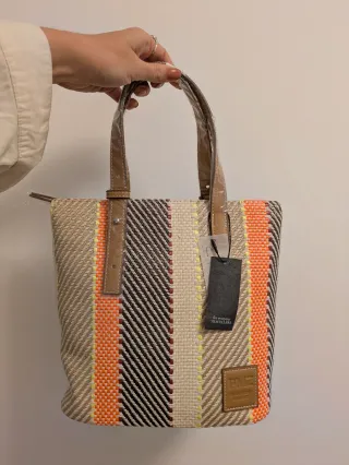 Bolso Paco Martínez rayas multicolor
