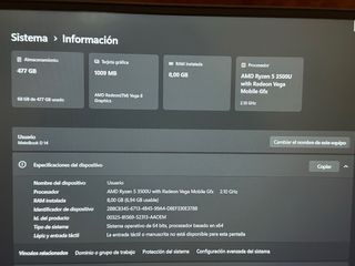 Portátil Huawei Matebook D14 Gris