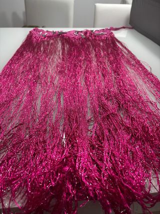 Falda danza oriental con flecos / danza  vientre