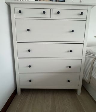 Cómoda IKEA HEMNES 6 cajones blanca